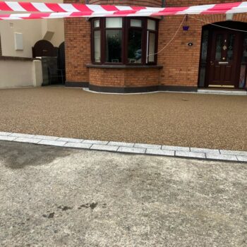 Irish Bronze Resin Driveway in Dundrum, Dublin