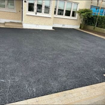 Tarmacadam Driveway with Yellow Granite Accents in Ballinteer, Dublin