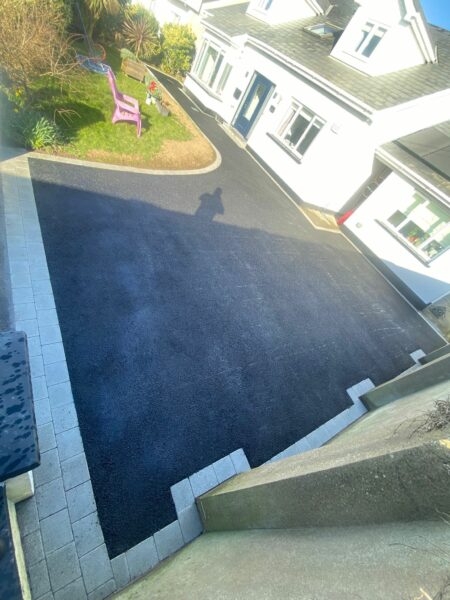 Tarmac driveway with silver granite border in rush, co. dublin (2)
